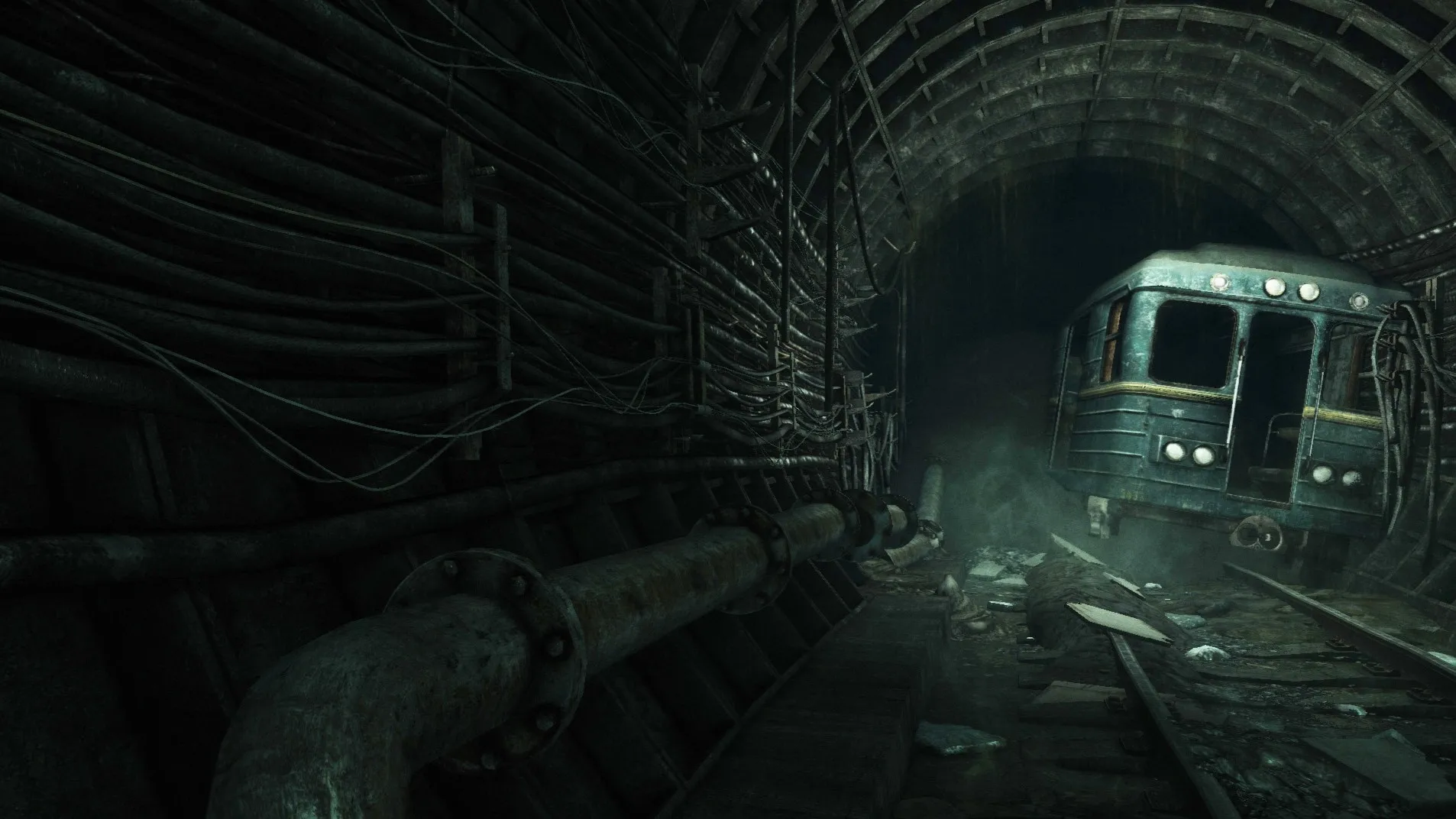 Metro tunnel background